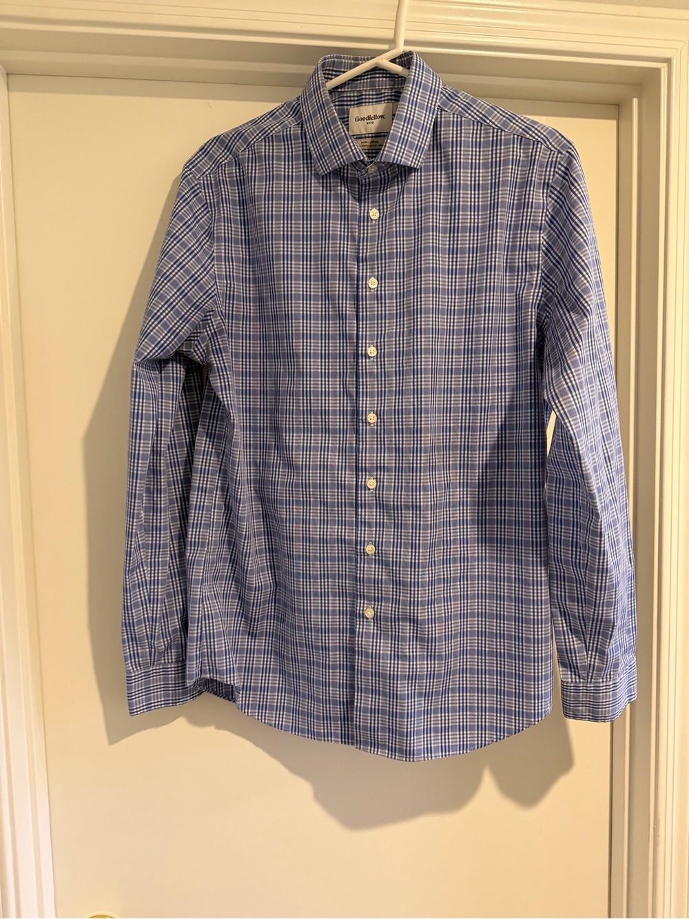 Goodfellow & Co Blue Plaid Button-Down Shirt